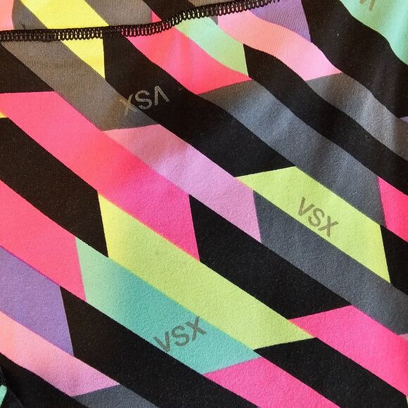 Victoria’s Secret Knockout Neon Pattern Leggings Women’s Size S - Picture 6 of 7